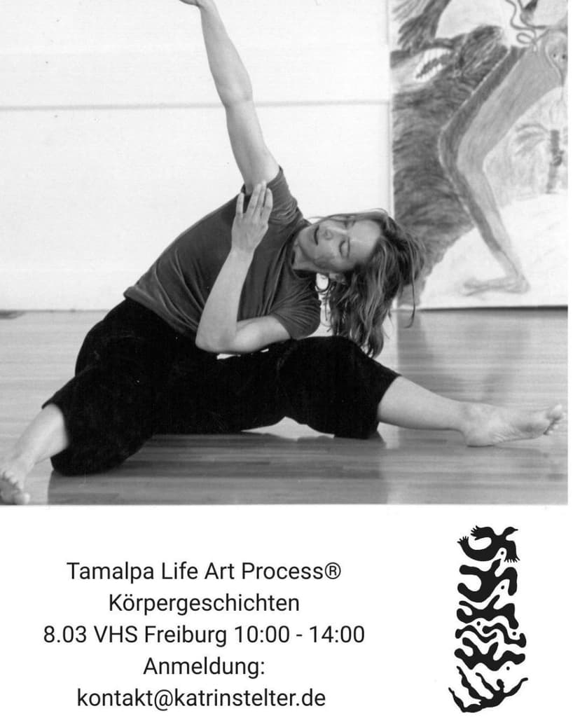 Körpergeschichten - Tamalpa Life/Art Process® Seminar Expressive Arts Therapy - Embodiment - kreative Selbsterfahrung