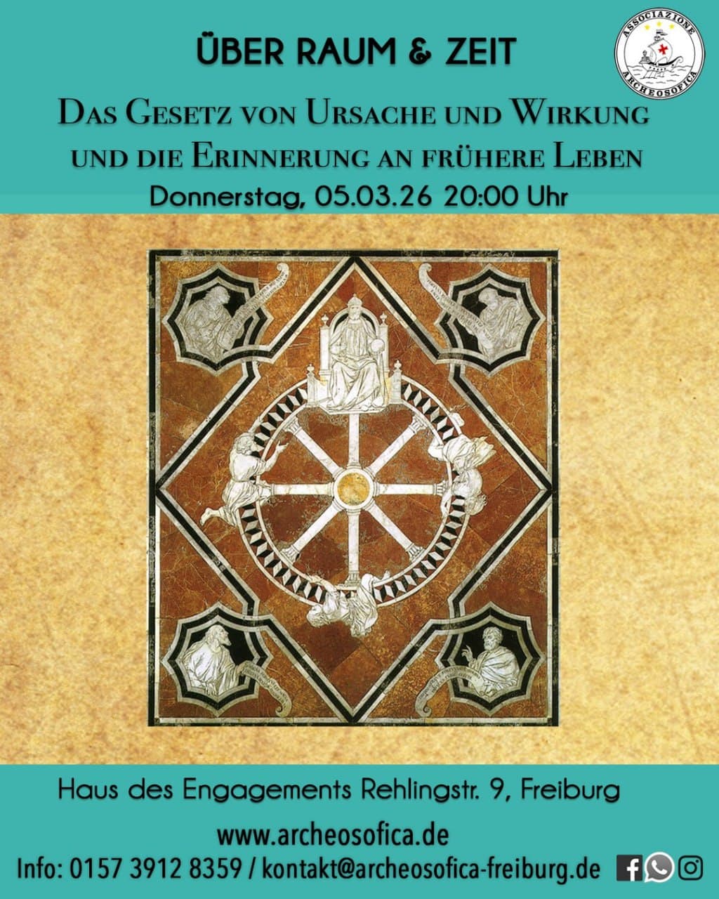 ÜBER RAUM & ZEIT Das GESETZ VON URSACHE UND WIRKUNG UND DIE ERINNERUNG AN FRÜHERE LEBEN