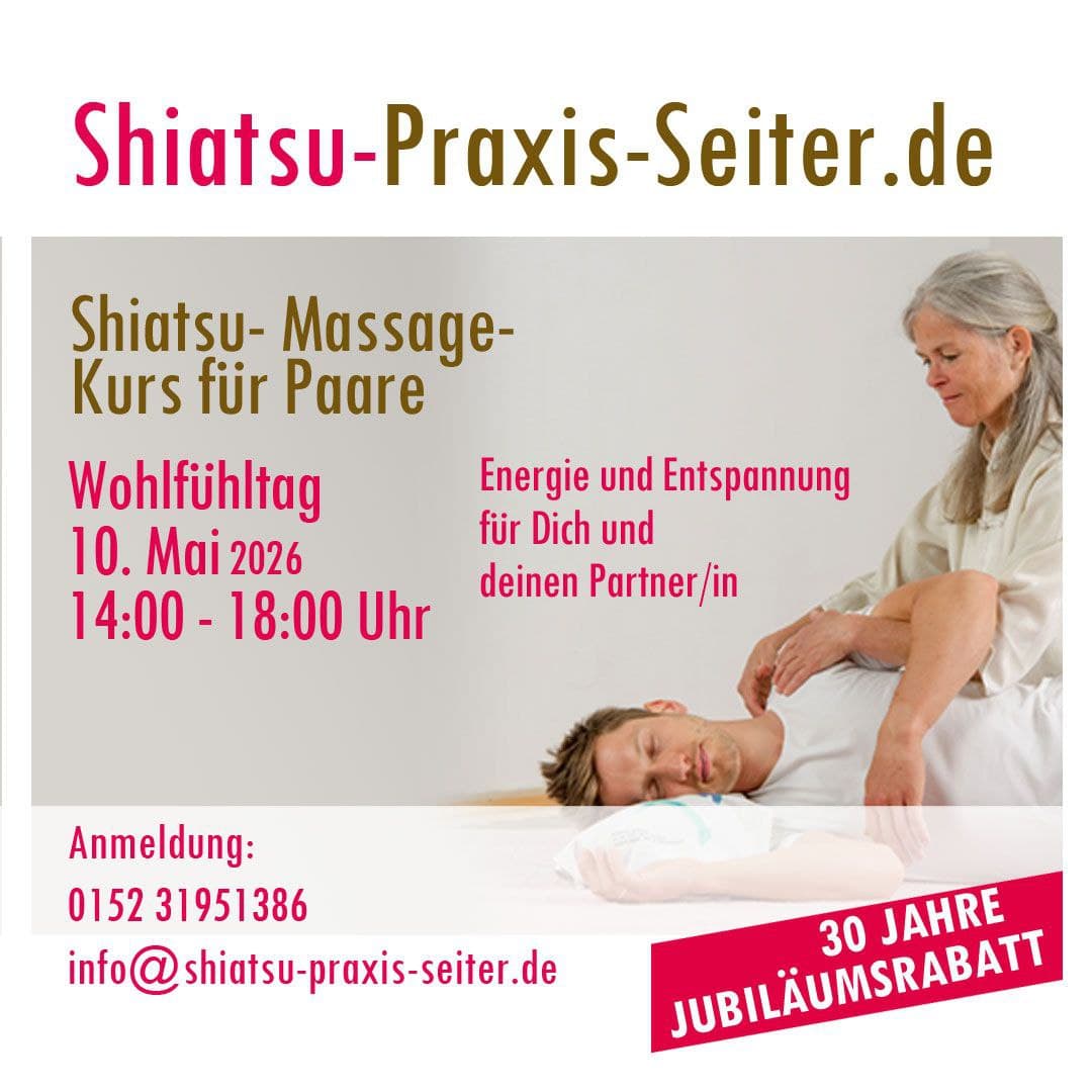 Shiatsu-Massage-Kurs für Paare