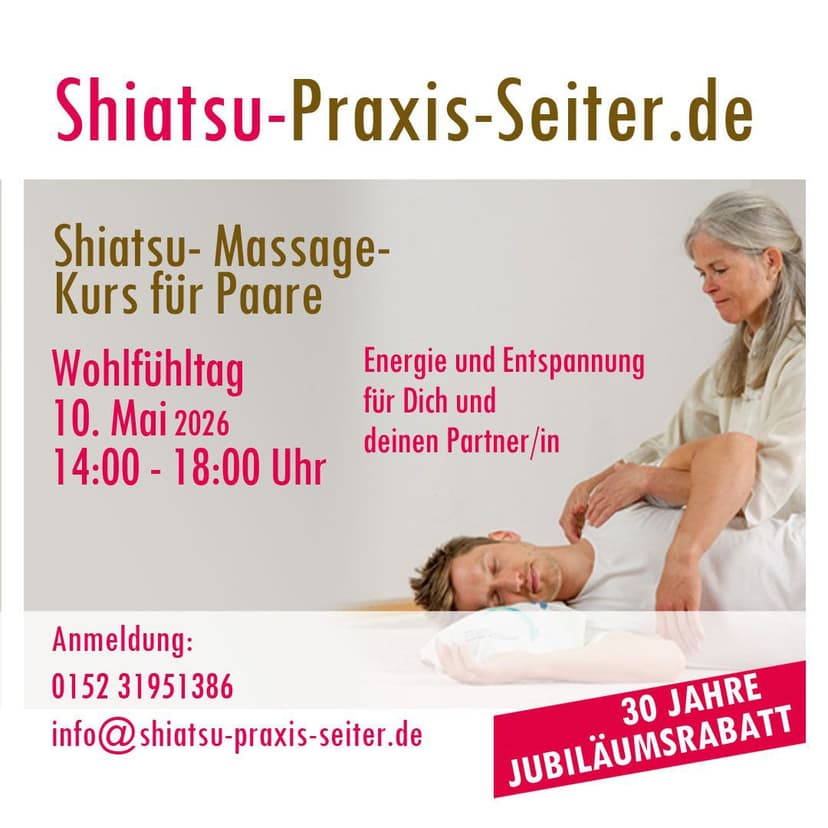 Shiatsu-Massage-Kurs für Paare