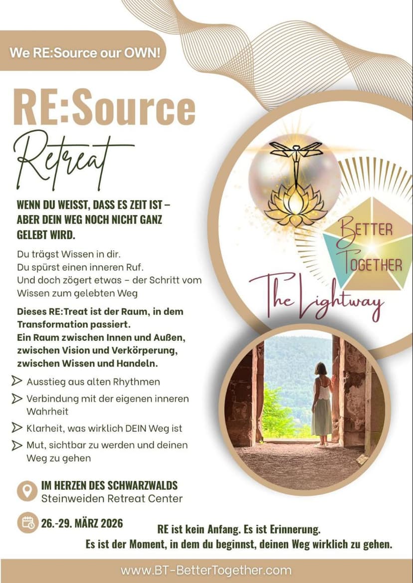 RE:Source Retreat - Wege in deine Kraft