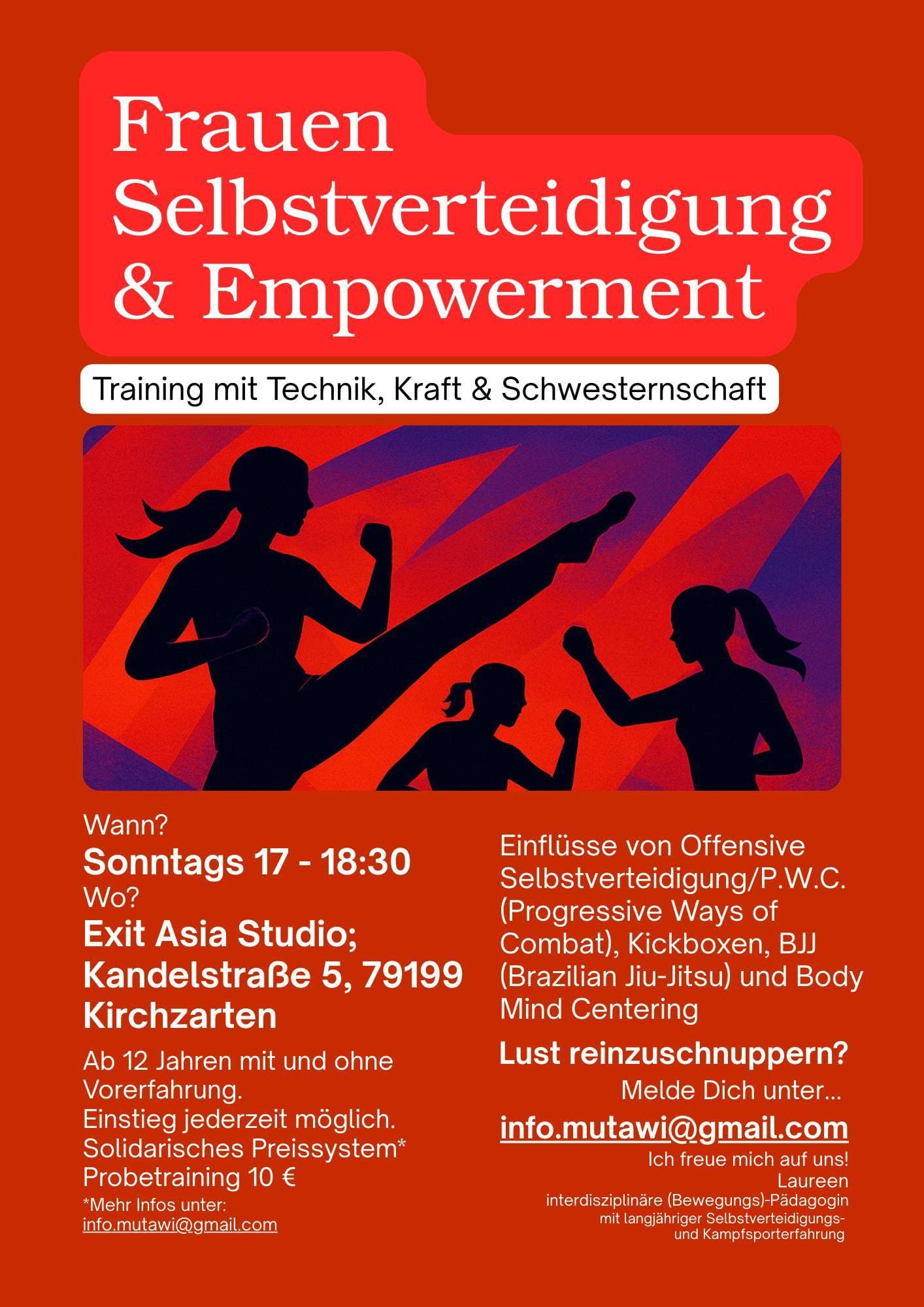 Frauentraining: Selbstverteidigung & Empowerment