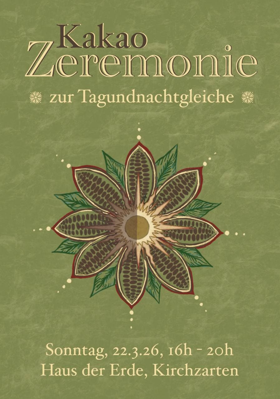 Kakao Zeremonie zur Tagundnachtgleiche