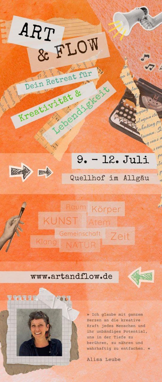 ART & FLOW – Dein Retreat für Kreativität und Lebendigkeit