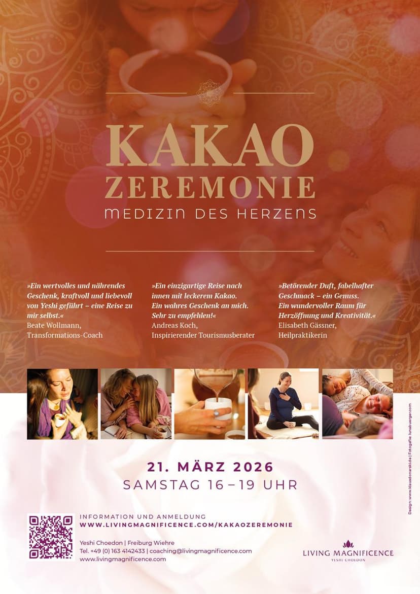 Kakaozeremonie mit schamanischer Trommelreise