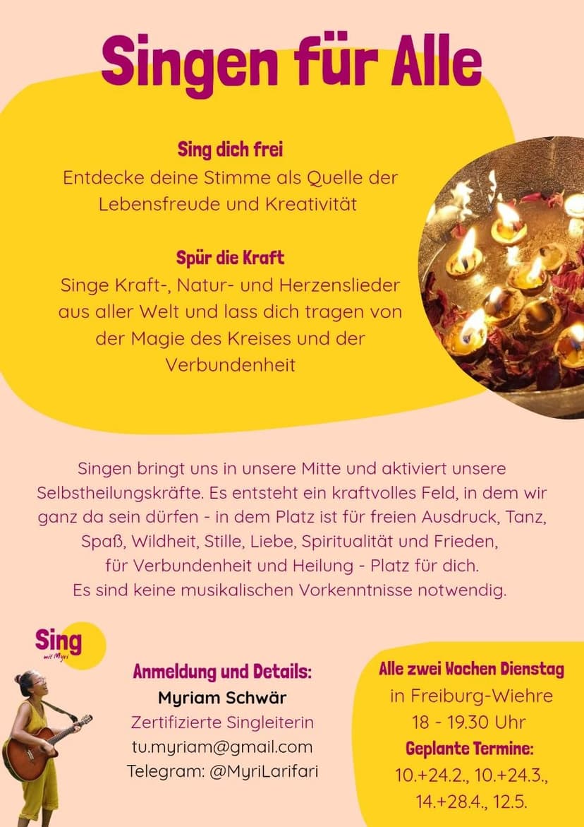 Frühlingssingen zur Tagundnachtgleiche