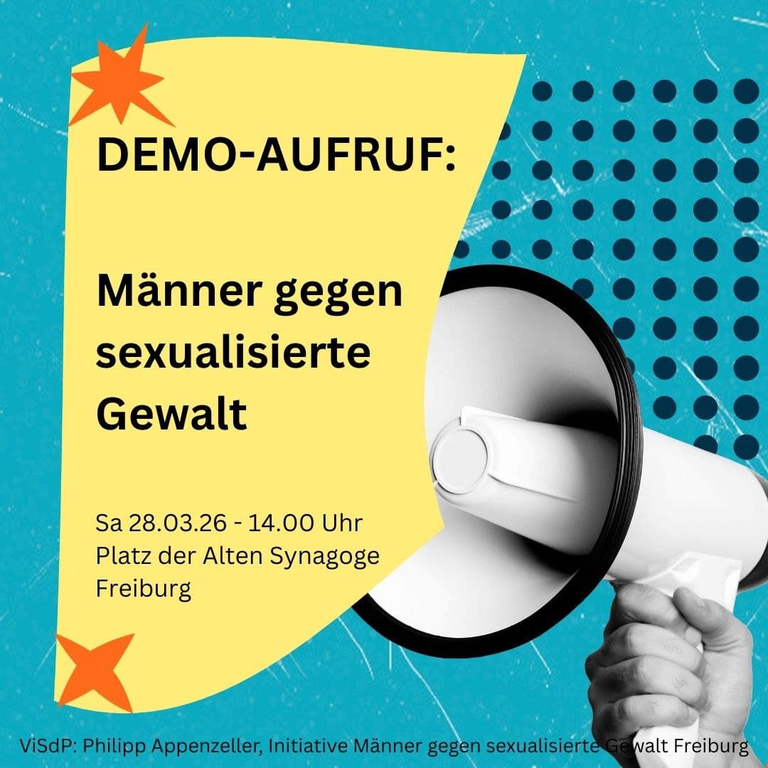 Demo gegen Gewalt an Frauen/Flinta: Männer gegen sexualisierte Gewalt