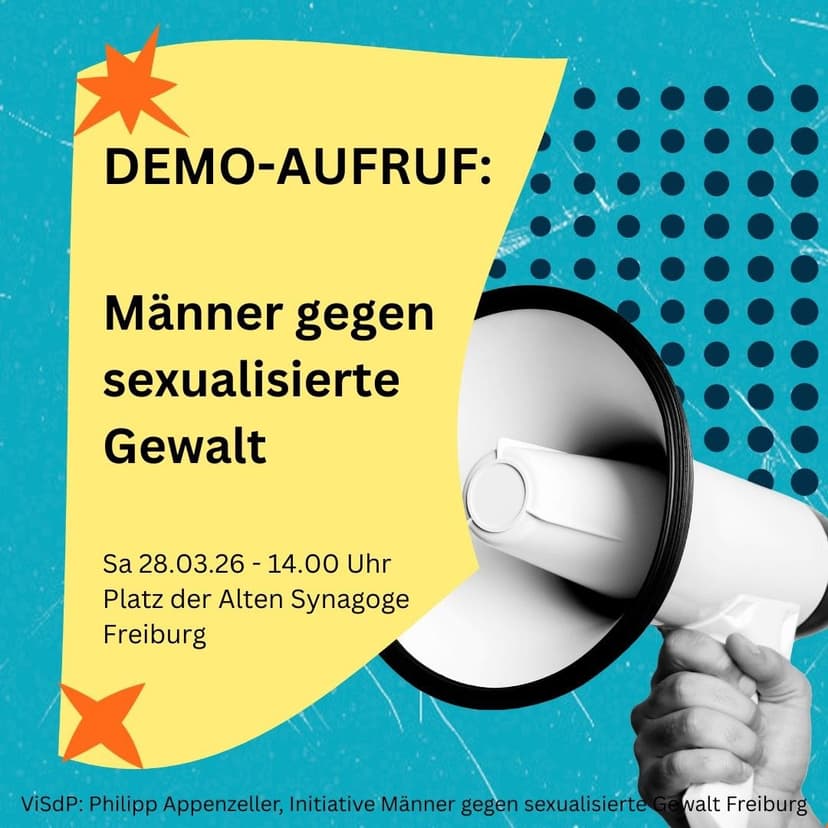 Demo gegen Gewalt an Frauen/Flinta: Männer gegen sexualisierte Gewalt