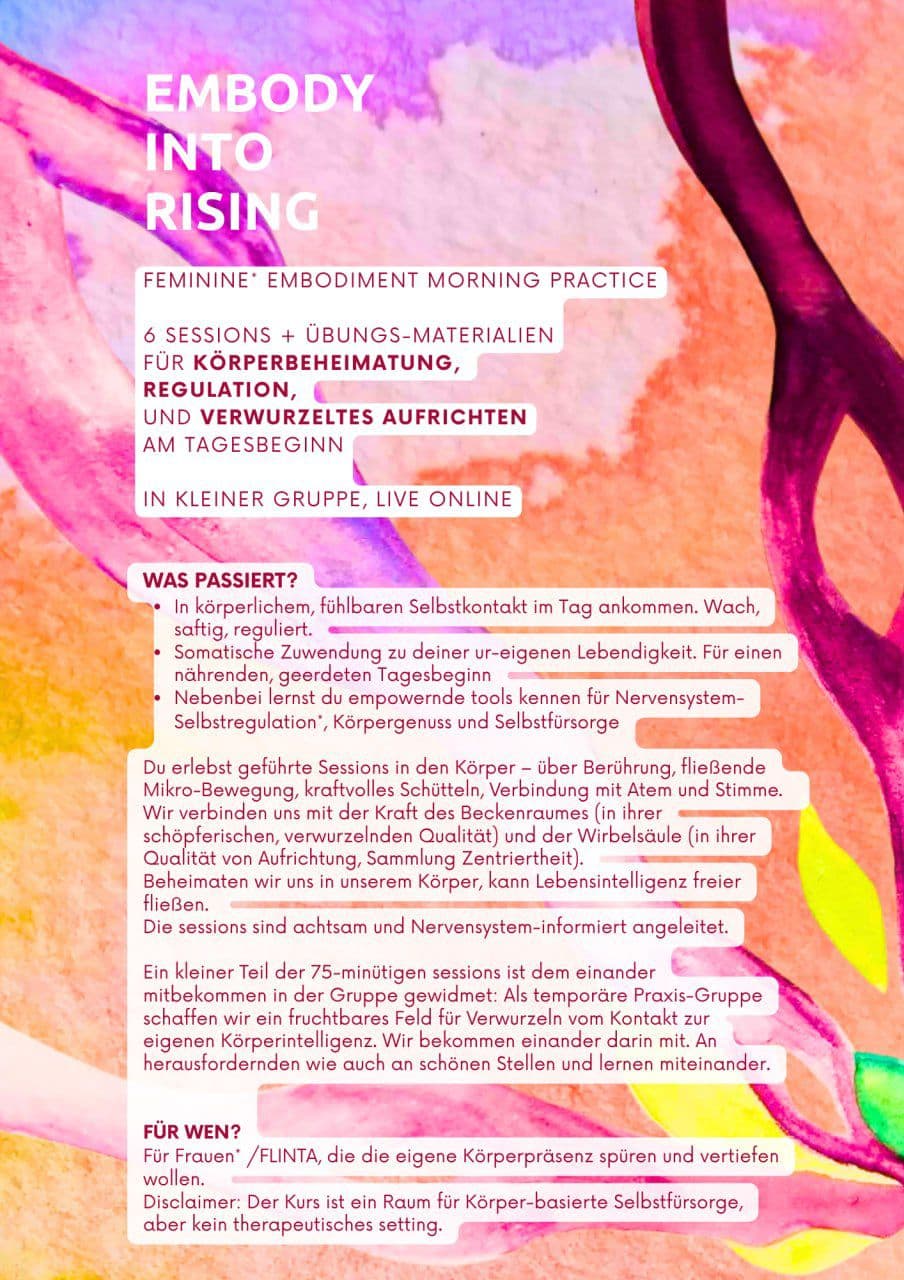 Free Try-Out Session: Feminine* Embodiment Morning Practice