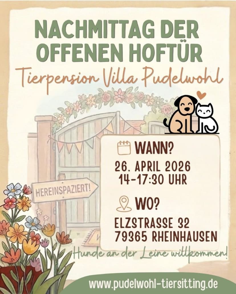 Eröffnung der Villa Pudelwohl - Nachmittag der offenen Hoftür