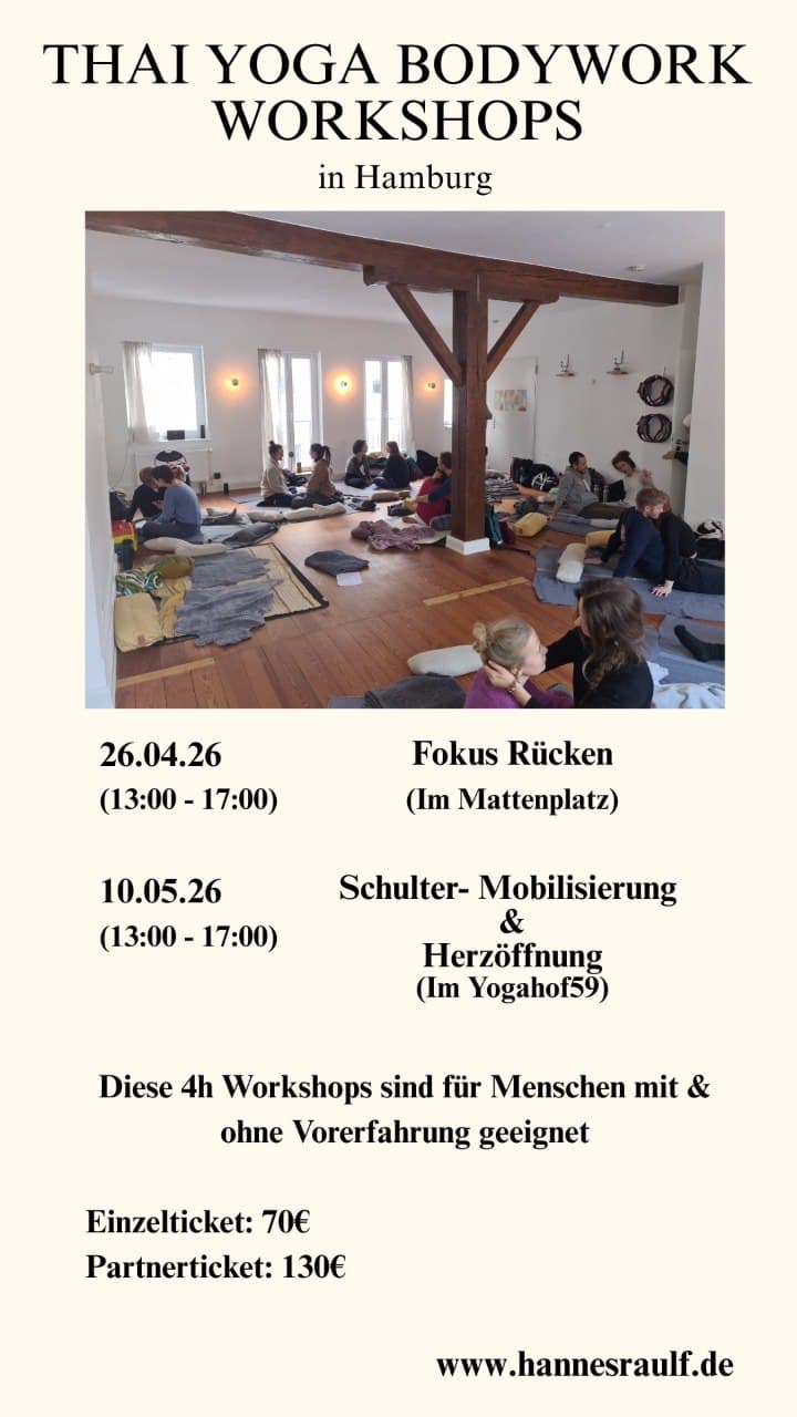 Thai Yoga Bodywork - Fokus Rücken