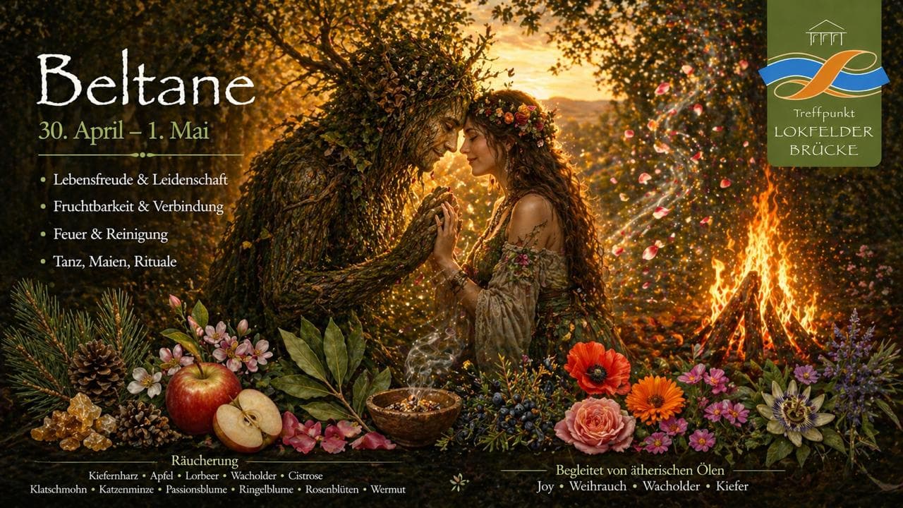 Beltane am Feuer mit Räucherung & feinen Düften
