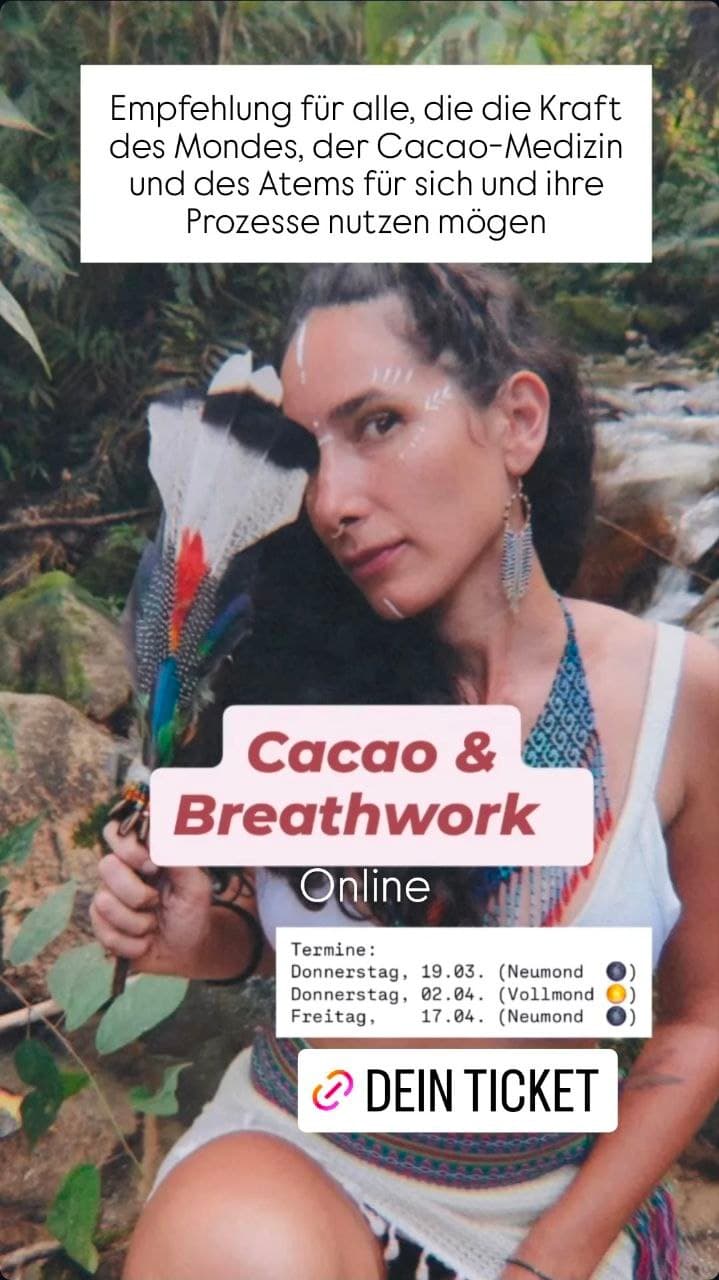 Kakao und Breathwork Online Ceremony