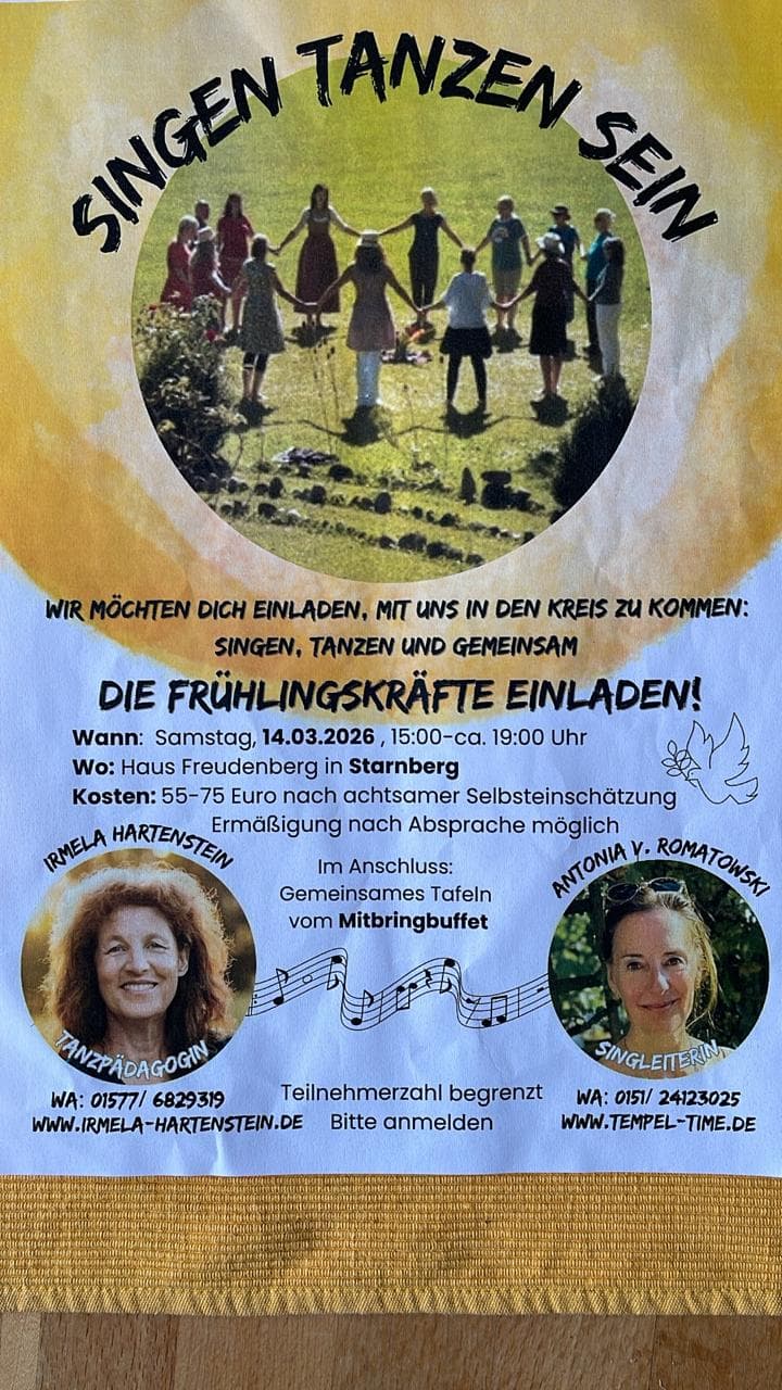 Frühlingskreis: Singen, Tanzen und Frühlingskräfte einladen