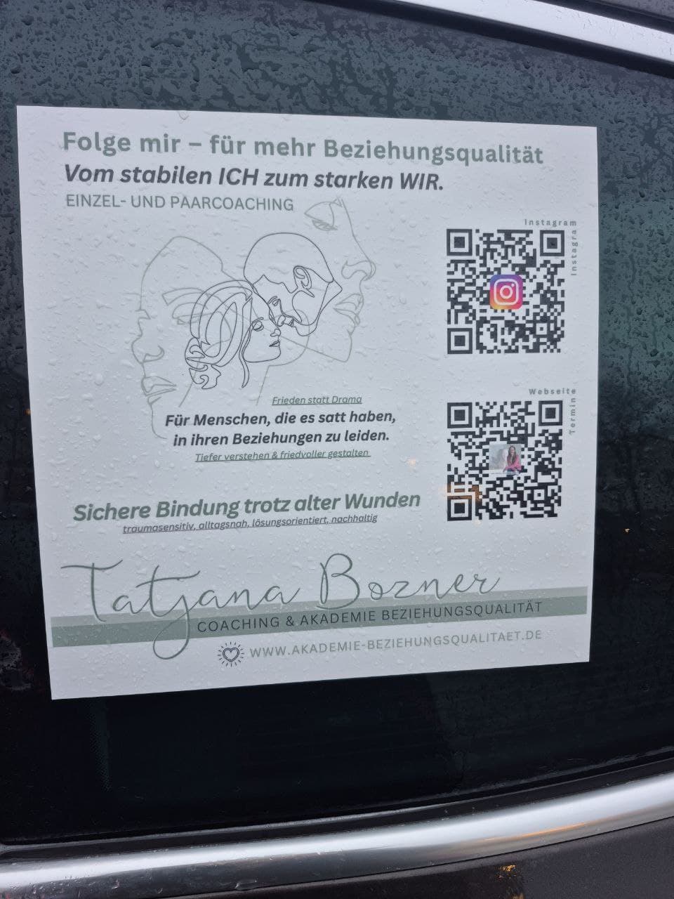 Live Coaching mit Tatjana Bozner