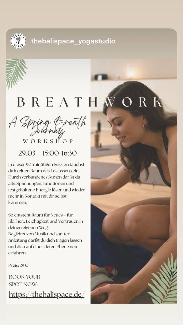 Breathwork Workshop - A Spring Breath Journey