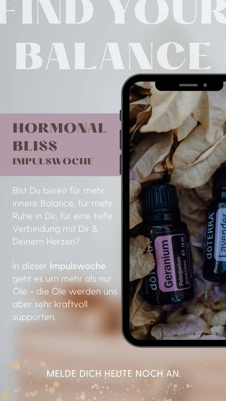 HORMONAL BLISS Impulswoche