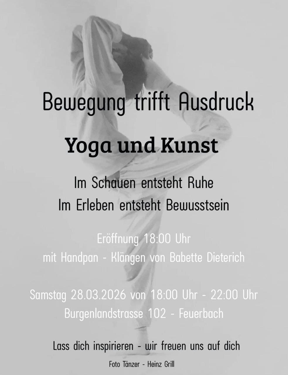 Vernissage 'Yoga und Kunst'