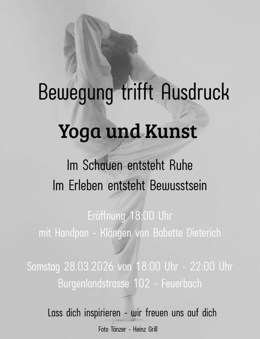 Vernissage 'Yoga und Kunst'