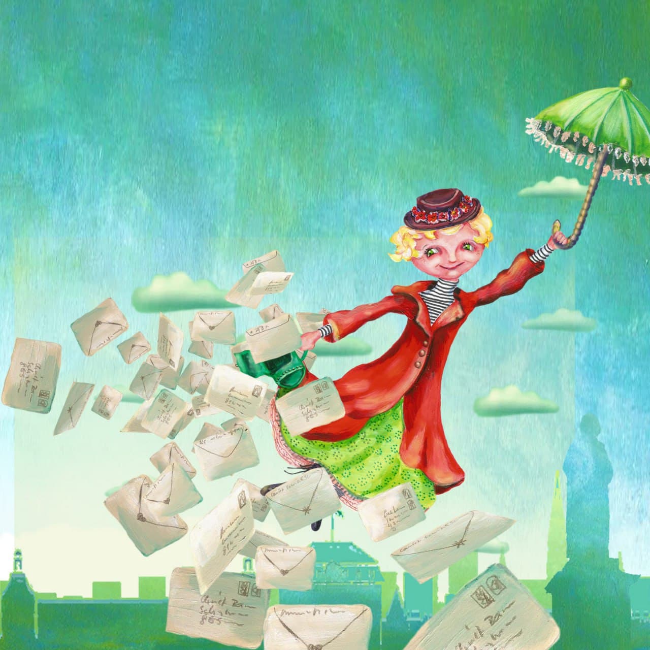 Briefe schreiben in der Natur