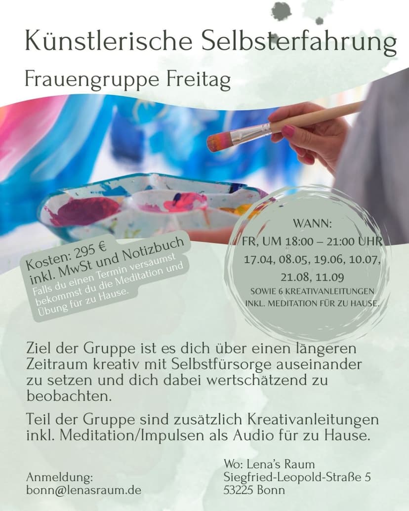Künstlerische Selbsterfahrung Frauengruppe