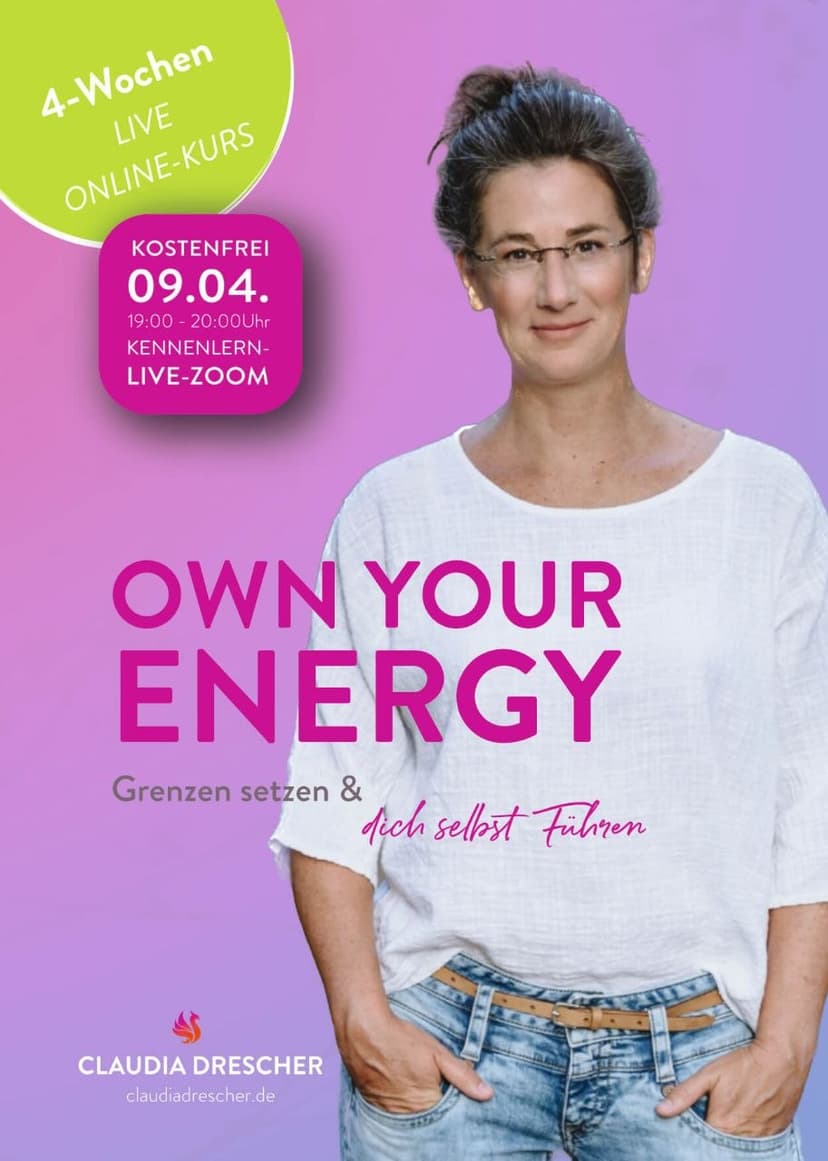 Kostenfreier Kennenlern-Zoom OWN YOUR ENERGY