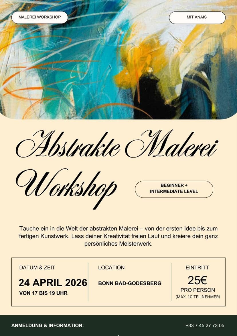 Abstrakte Malerei lernen & erleben