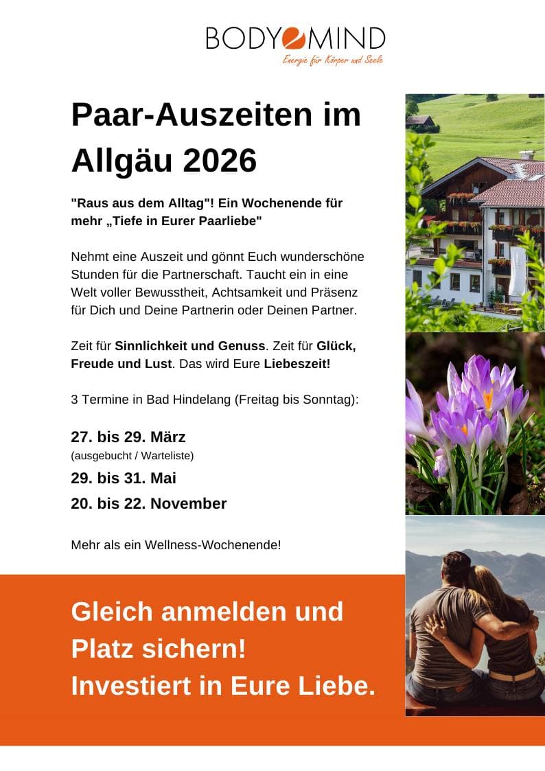 Paarauszeiten im Allgäu