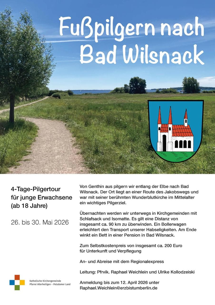 Fußpilgertour nach Bad Wilsnack