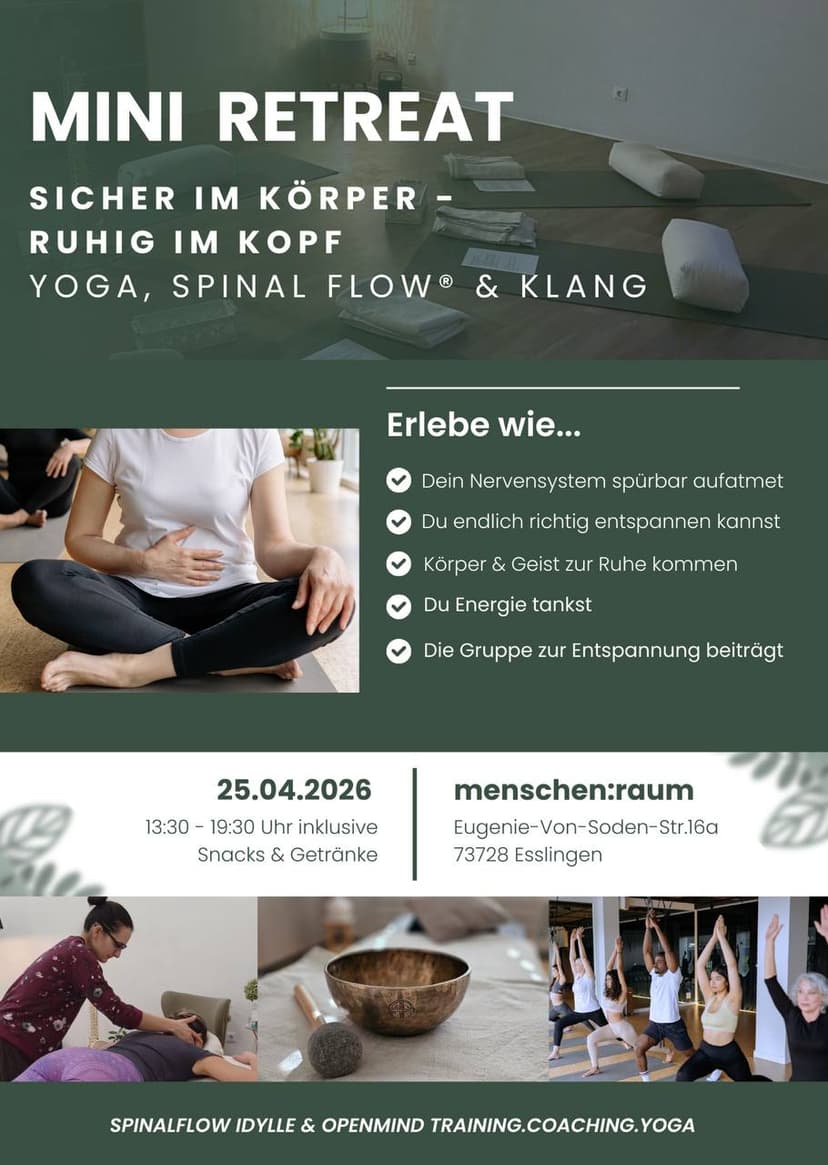 Mini-Retreat: Sicher im Körper - Ruhig im Kopf