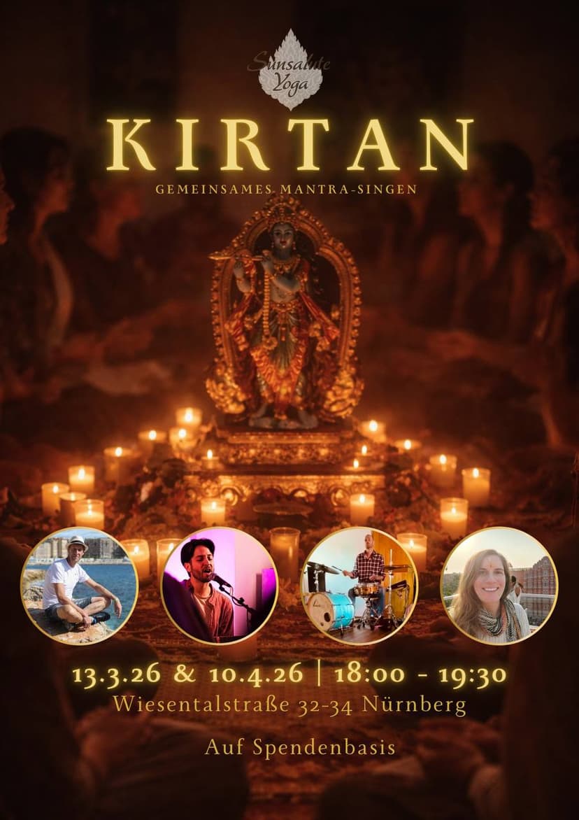 ✨ Kirtan – Mantra Singen im Sunsalute Yogastudio Nürnberg ✨