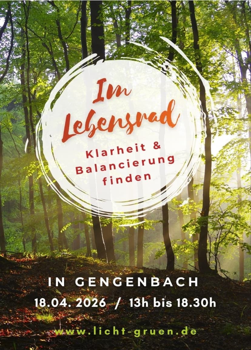 Im Lebensrad – Klarheit & Balancierung finden. Ein Seminartag für Frauen
