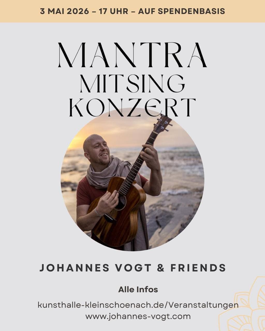 Mantra – Mitsingkonzert mit Johannes Vogt & Friends