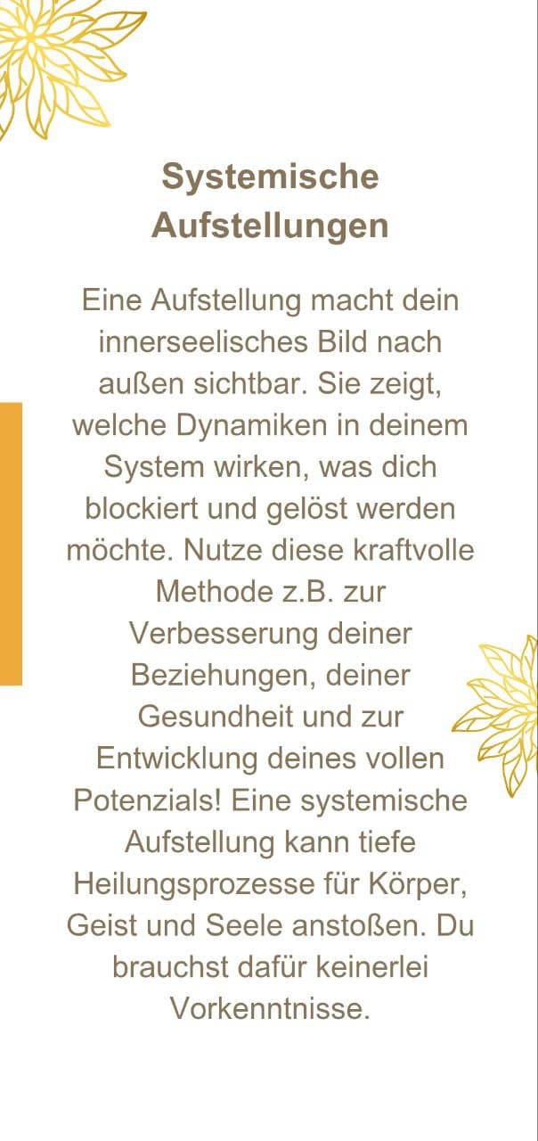 Systemische Aufstellungen Aufstellungstag