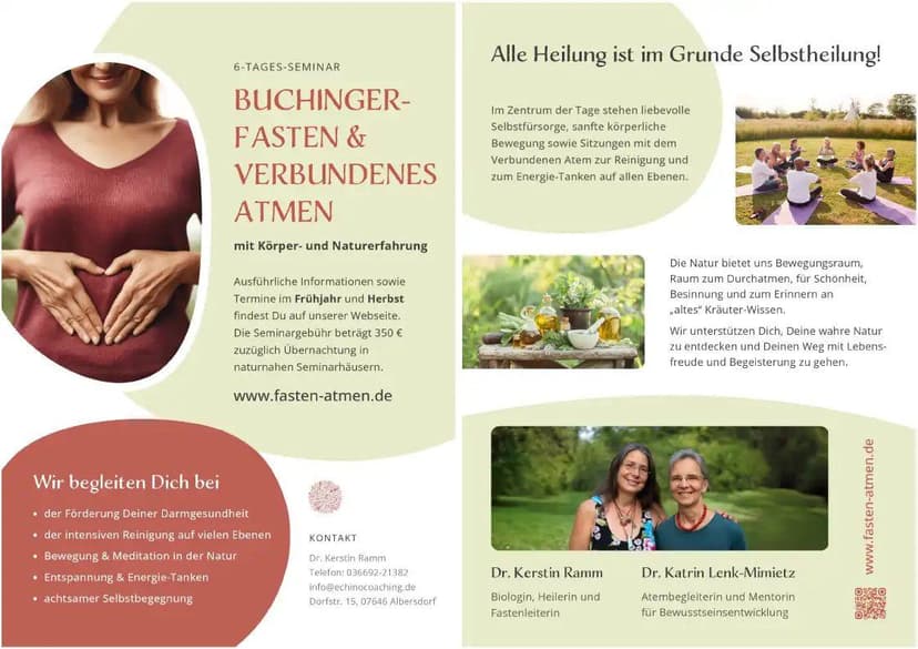 Fasten & Atmen mit Naturerleben und Wandern