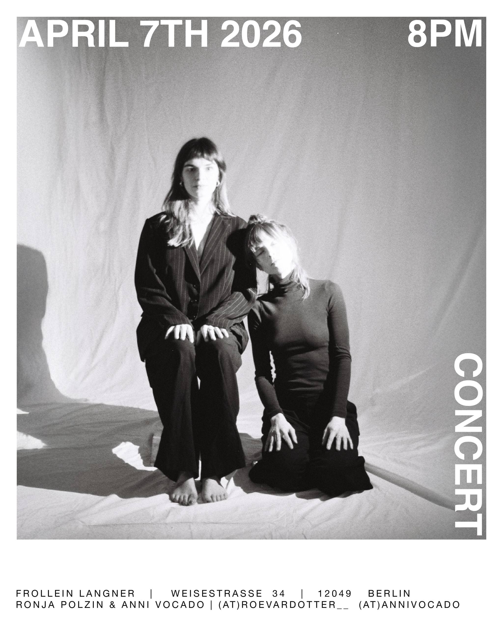 Tender Evening of Songs with Anni & Ronja