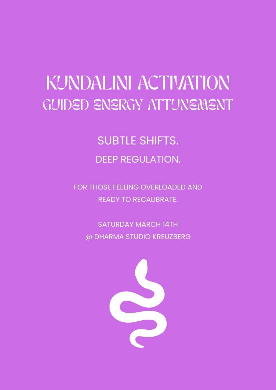 Kundalini Activation · Guided Energy Attunement with Sebastiaan