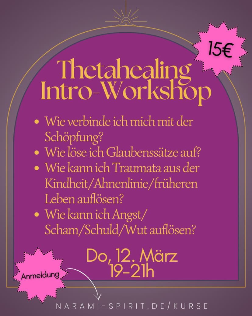 Thetahealing Grundlagen Workshop