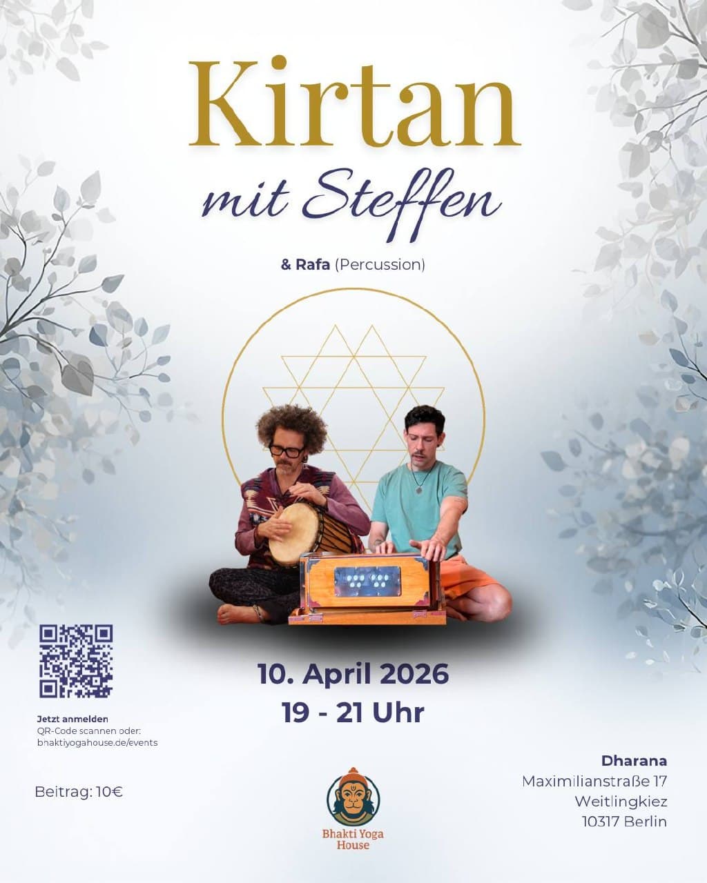 Kirtan mit Rafa (Percussion) & Ele
