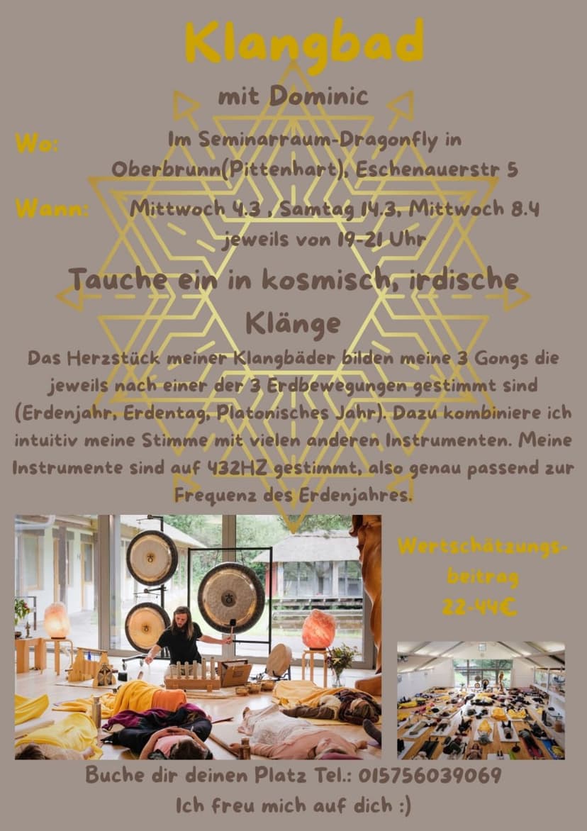 Klangbad mit Dominic