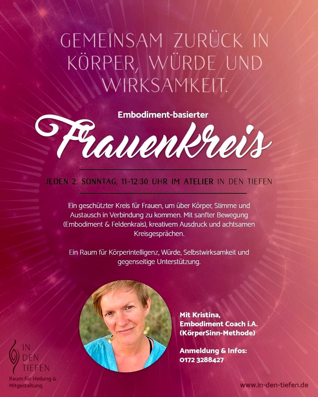 Frauenkreis im Herzen Wuppertals - Gemeinsam zurück in Körper, Würde und Wirksamkeit
