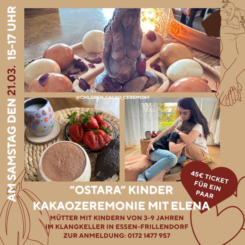 Ostara Kinder-Kakaozeremonie