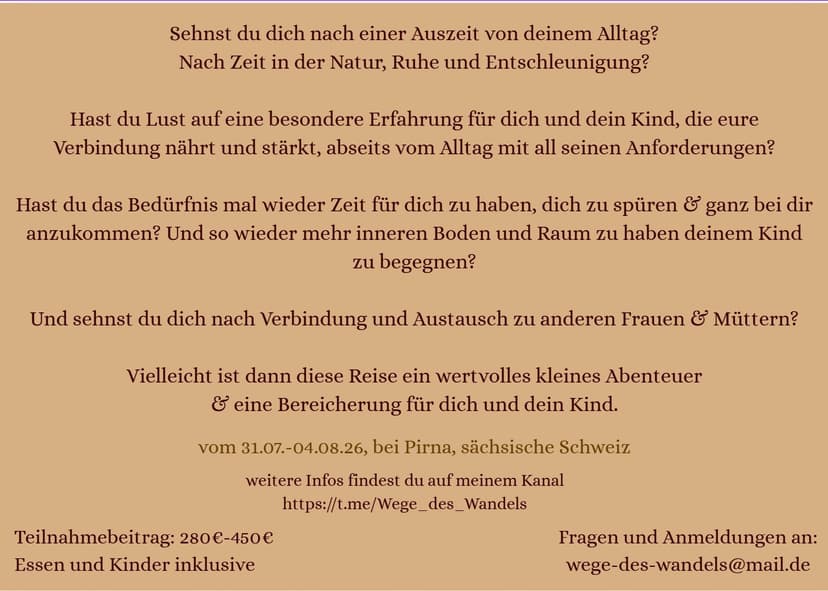 Pferdereise für Frauen und Kinder in der sächsischen Schweiz