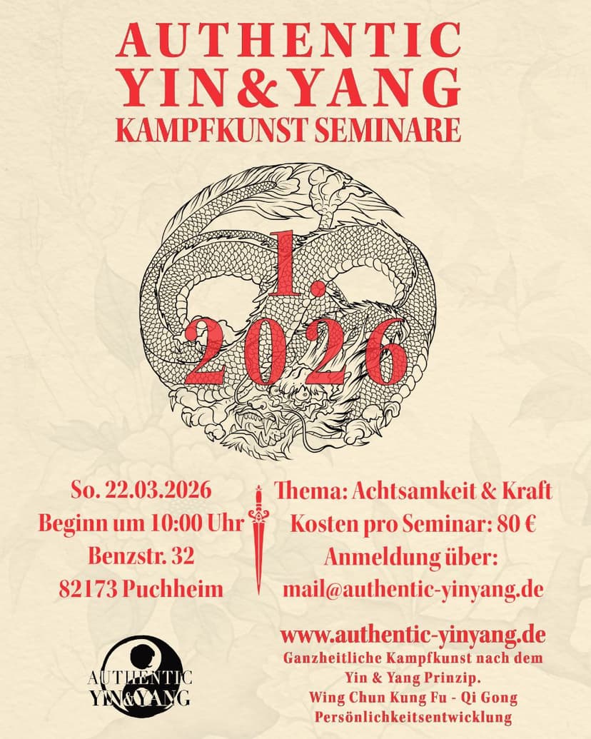 AUTHENTIC YIN&YANG KAMPFKUNST SEMINAR