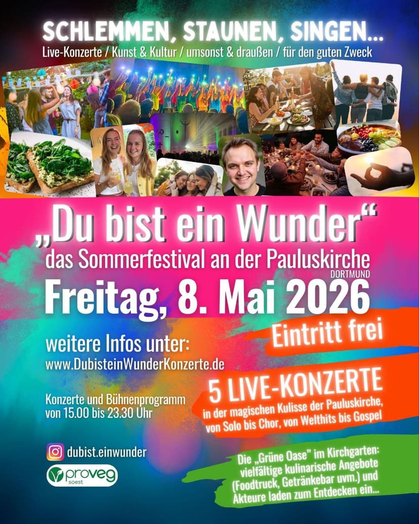 Sommerfestival - Du bist ein Wunder Konzerte