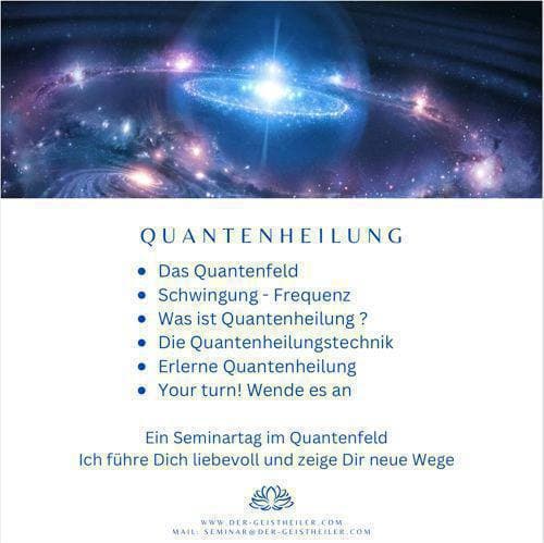 QUANTENHEILUNG - Lerne Quantenheilung