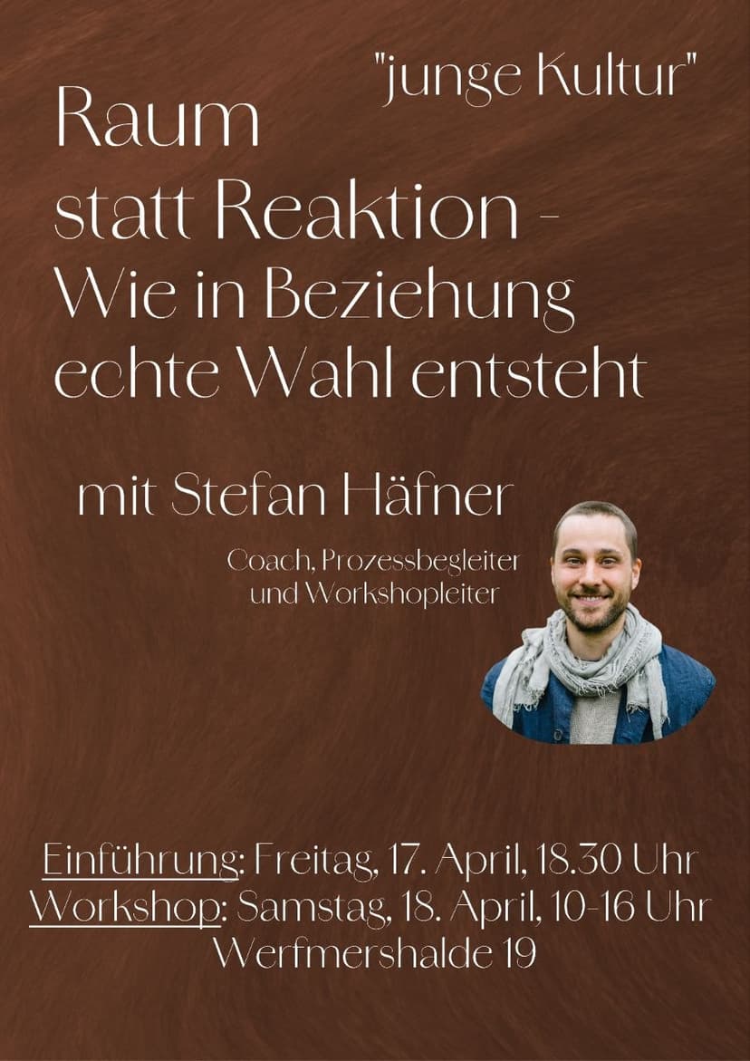 Statt Reaktion - Wie in Beziehung echte Wahl entsteht