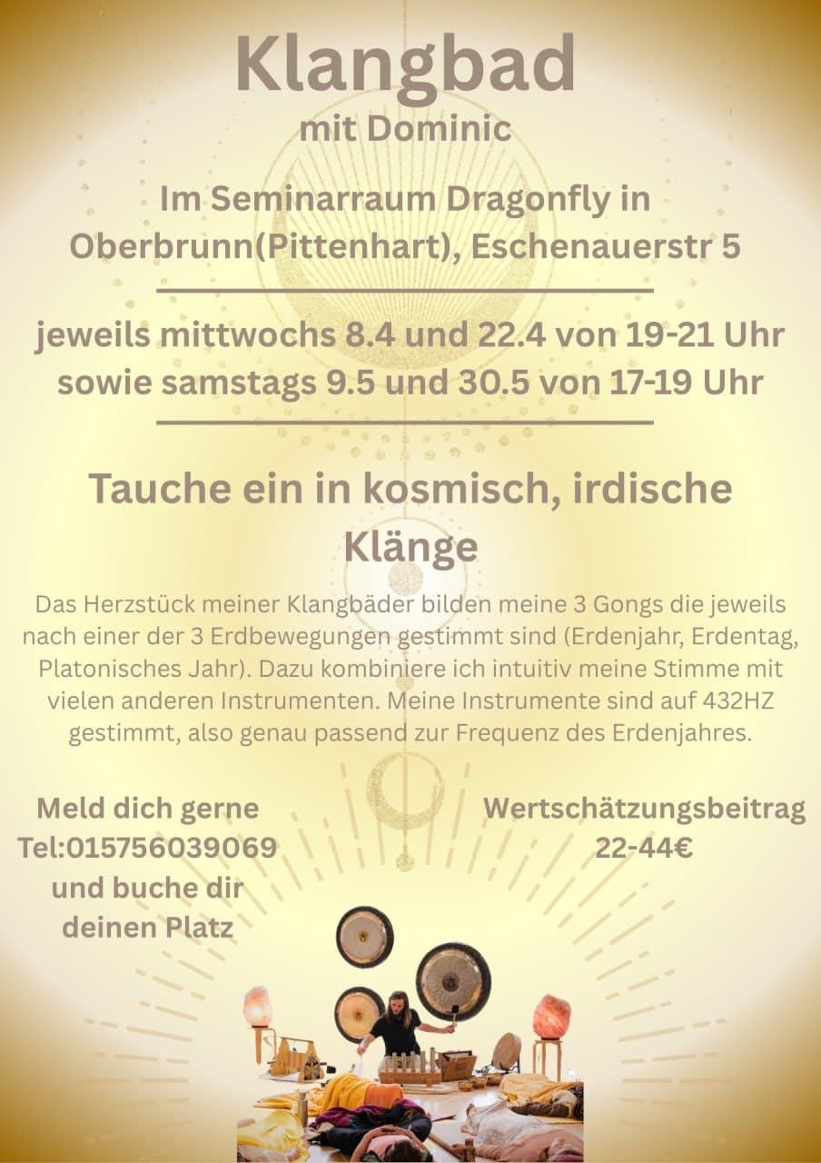 Klangbad mit Dominic