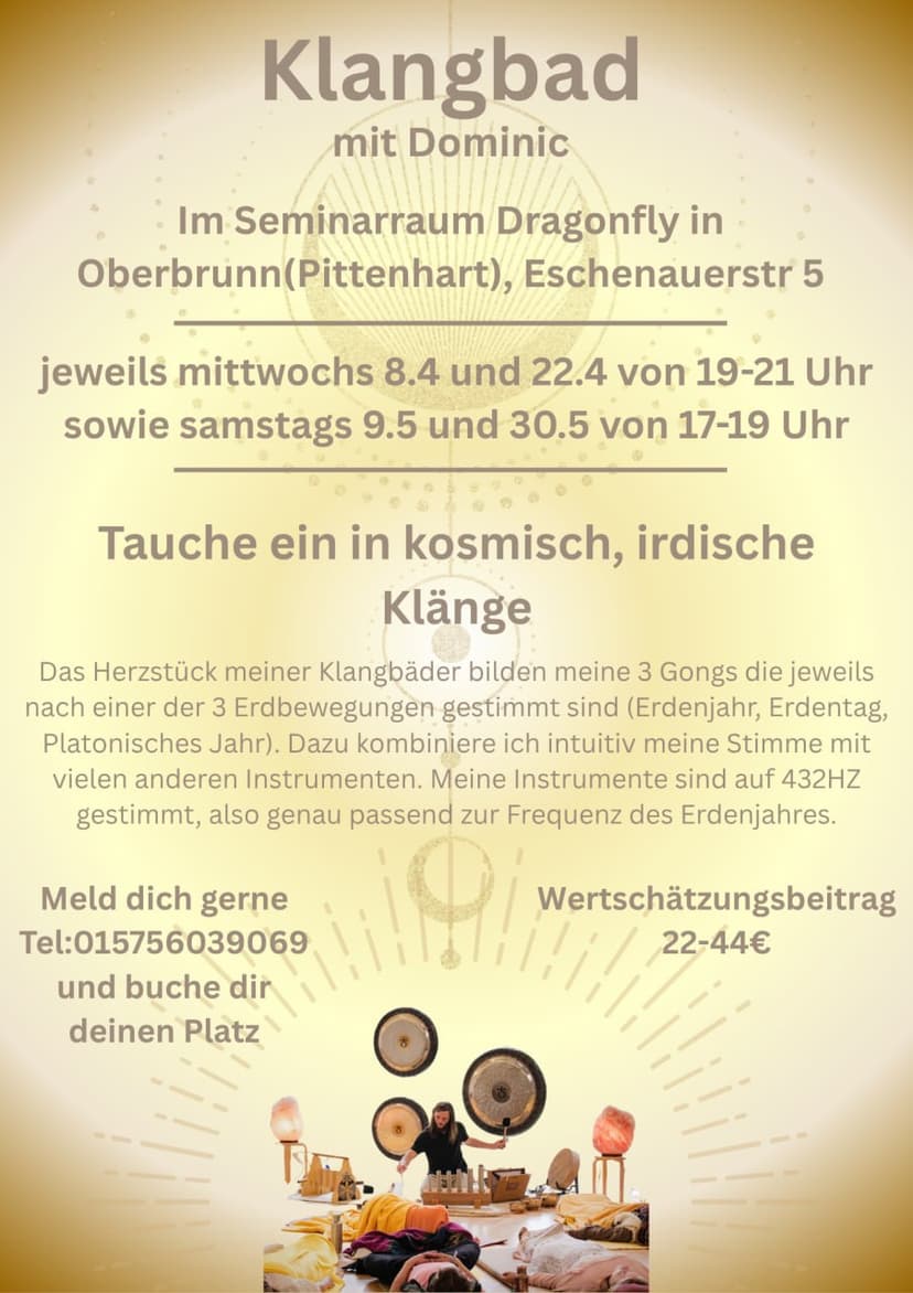 Klangbad mit Dominic