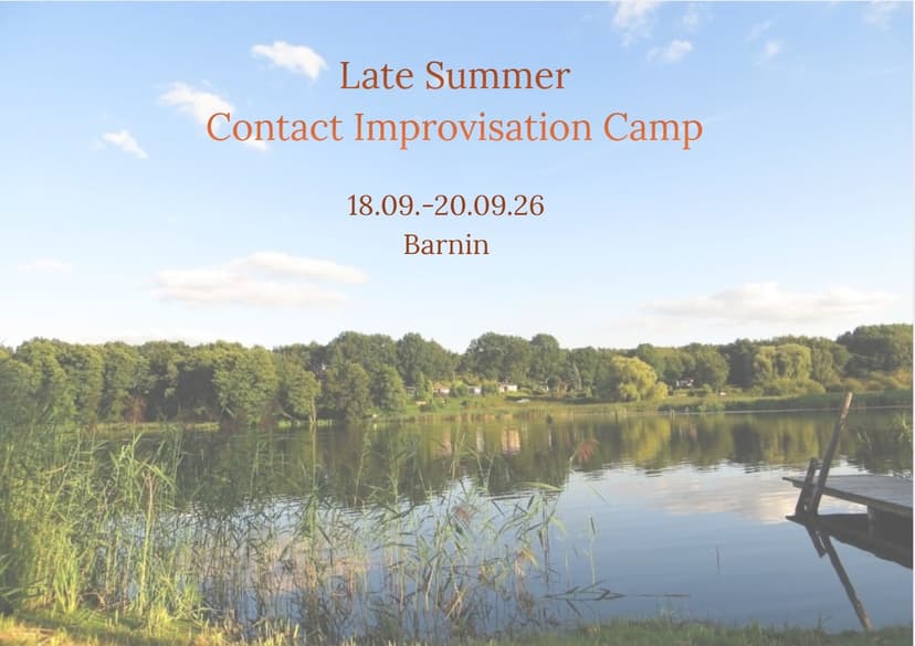 Spätsommer- Contact Impro – Camp